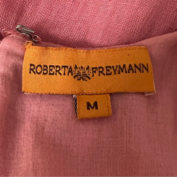 Roberta Freymann Womens Sleeveless Dress Rose Pink Metallic Sequin size Medium - Picture 11 of 12